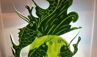 急求西瓜皮如何雕刻出好看的图案,雕刻有哪几种刀法 西瓜皮雕刻