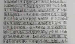 一篇写同学爱好特长性格的作文 三年级作文我的同学